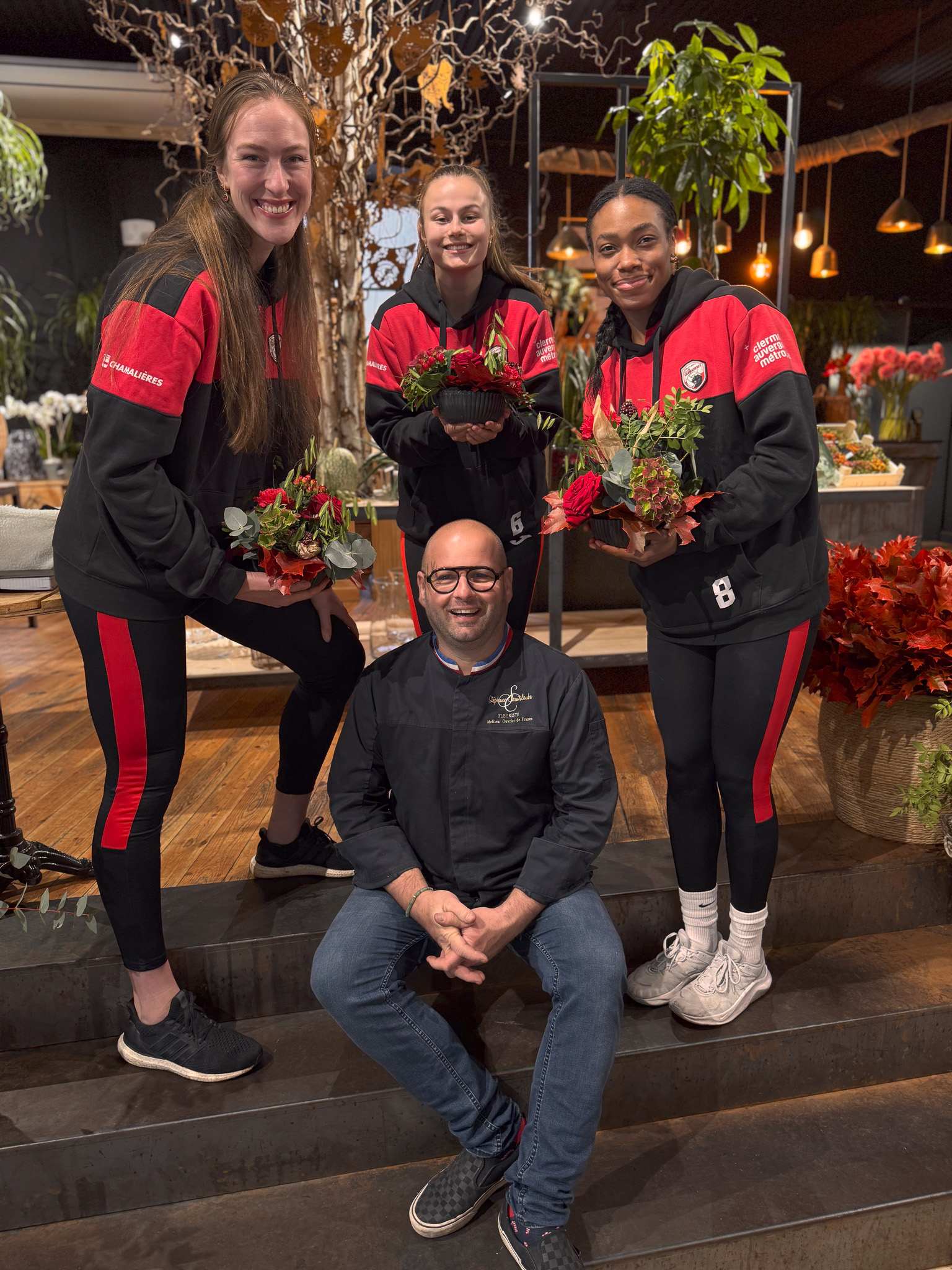 Matinée d’exception au nouveau magasin Stéphane Chanteloube avec le Volley Ball Club de Chamalières