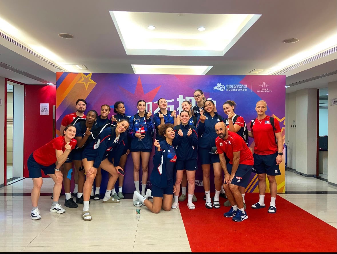 Lauralee BLANC avec l&rsquo;Equipe de France U23
