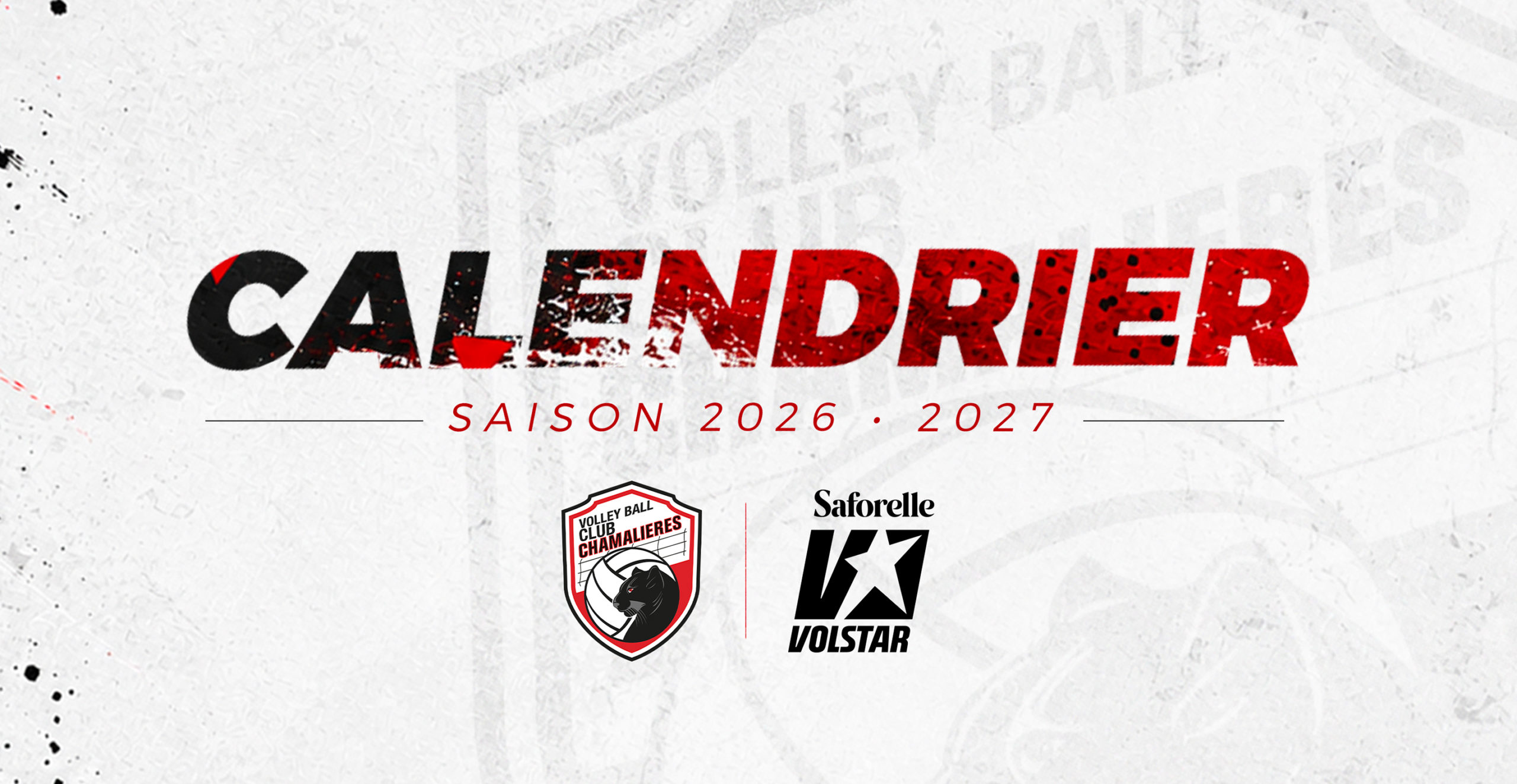 Calendrier Saforelle VOLSTAR – 2026/2027
